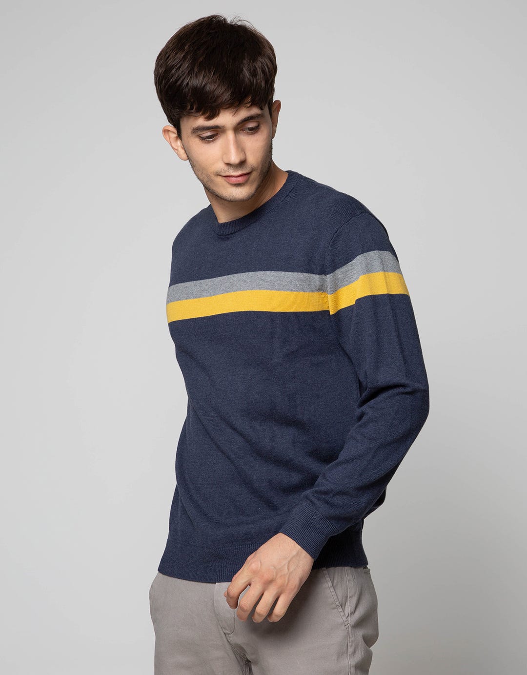 SWEATER COMBI LINE