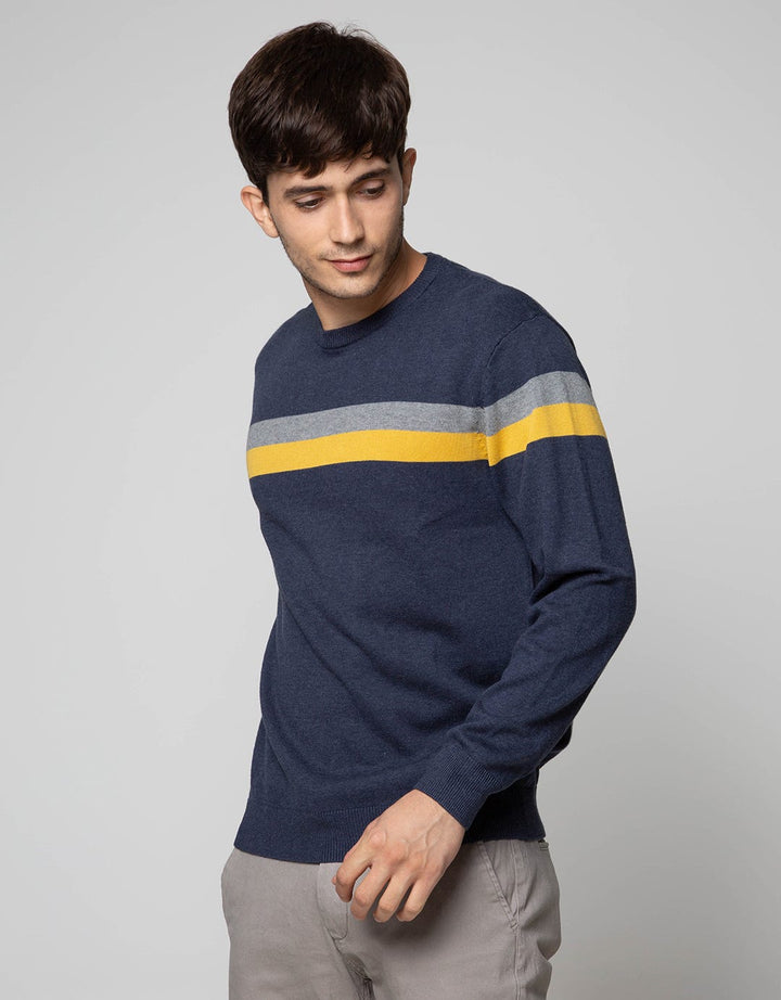 SWEATER COMBI LINE