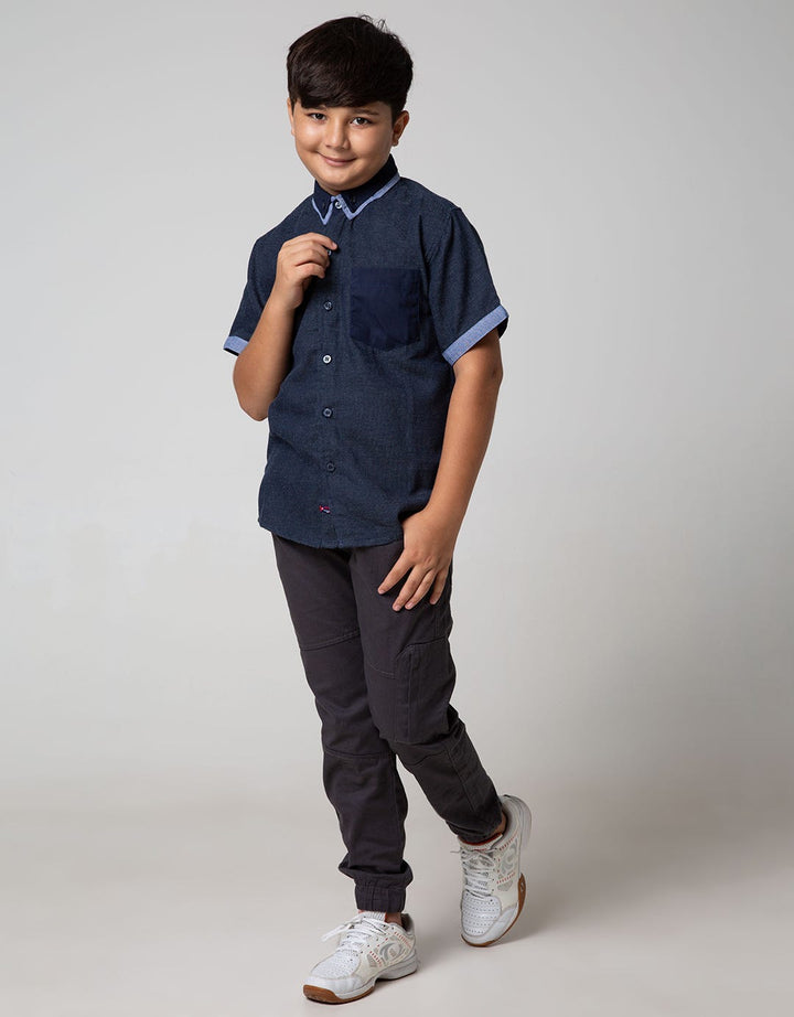 SS SHIRT YARNDYE TEX