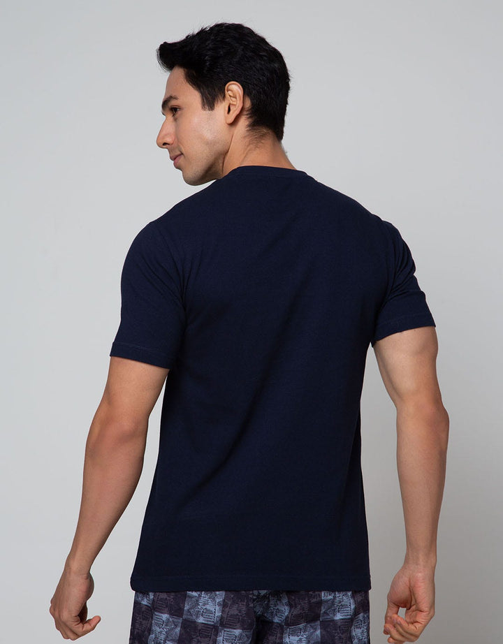 Nevada Short Sleeve T-Shirt Stripe Text