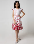 SS MIDI DRESS FLOWER