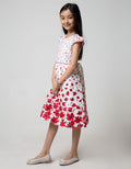 SS MIDI DRESS FLOWER