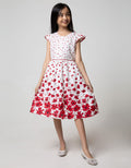 SS MIDI DRESS FLOWER