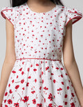 SS MIDI DRESS FLOWER