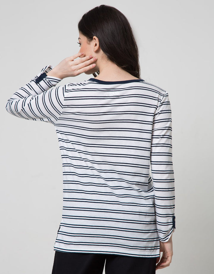 LS T-SHIRT V HENLEY