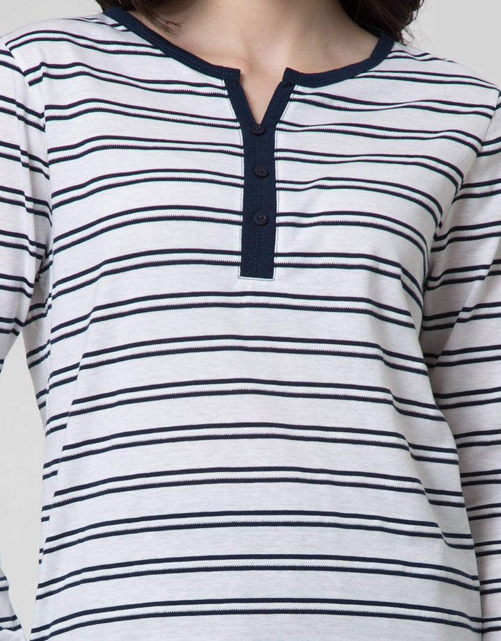 LS T-SHIRT V HENLEY