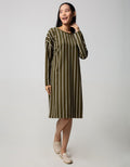 Phenomenal Long Sleeve Midi Dress Knit