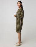 Phenomenal Long Sleeve Midi Dress Knit