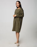 Phenomenal Long Sleeve Midi Dress Knit
