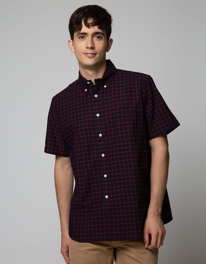 SS SHIRT OXFORD CHEC