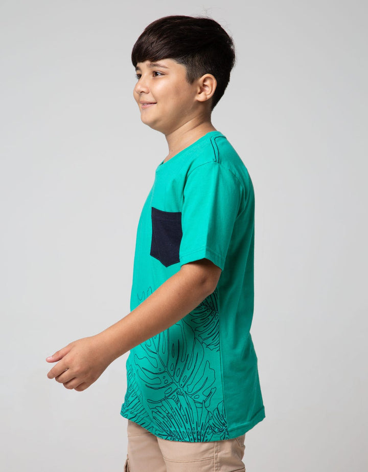 SS TSHIRT  PRINT LEA