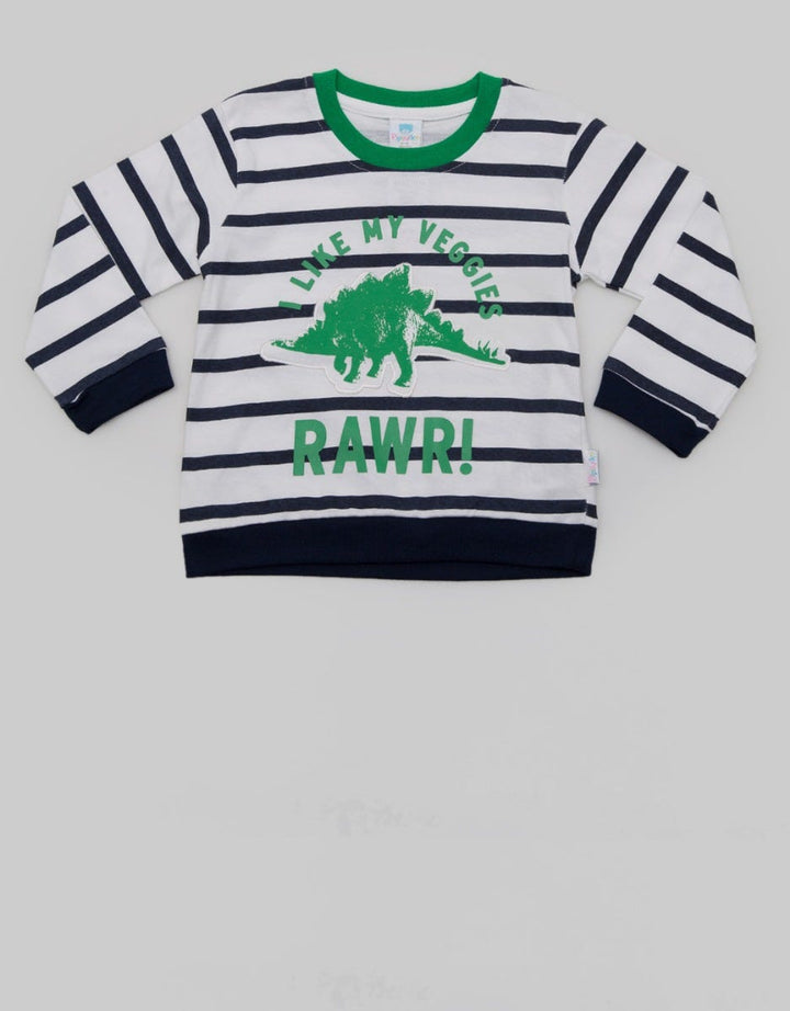 LS T-SHIRT SALUR DIN