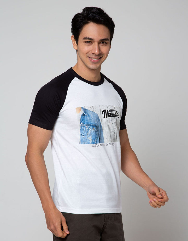 Nevada Short Sleeve Raglan T-Shirt Graphic