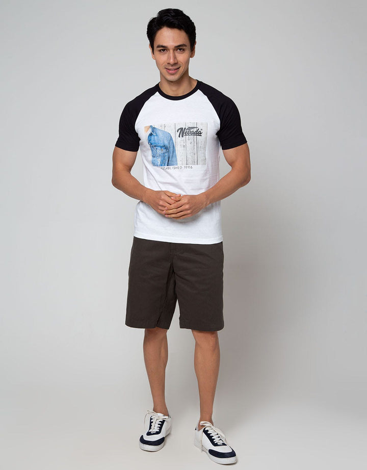 Nevada Short Sleeve Raglan T-Shirt Graphic
