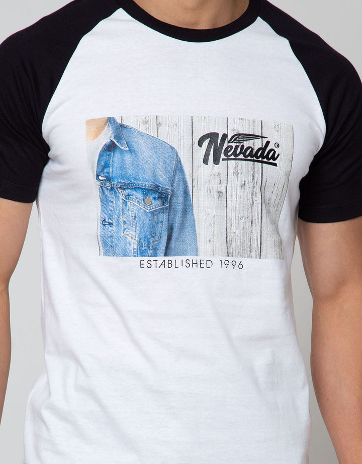 Nevada Short Sleeve Raglan T-Shirt Graphic