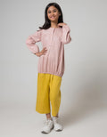 LS BLOUSE WOVEN BORD