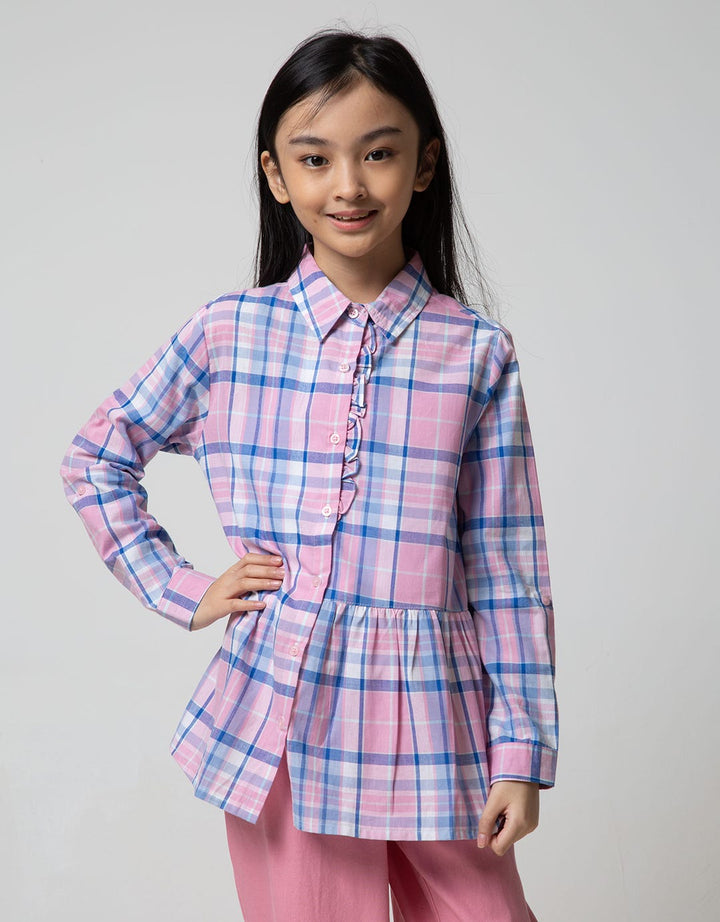 LS SHIRT TARTA MOTIF
