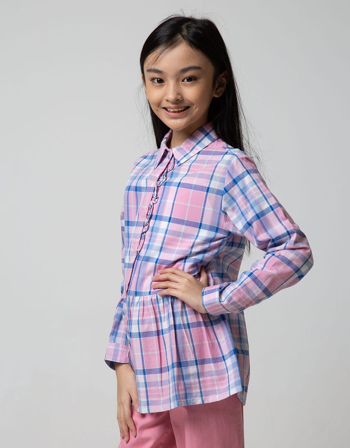 LS SHIRT TARTA MOTIF