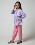 LS SHIRT TARTA MOTIF