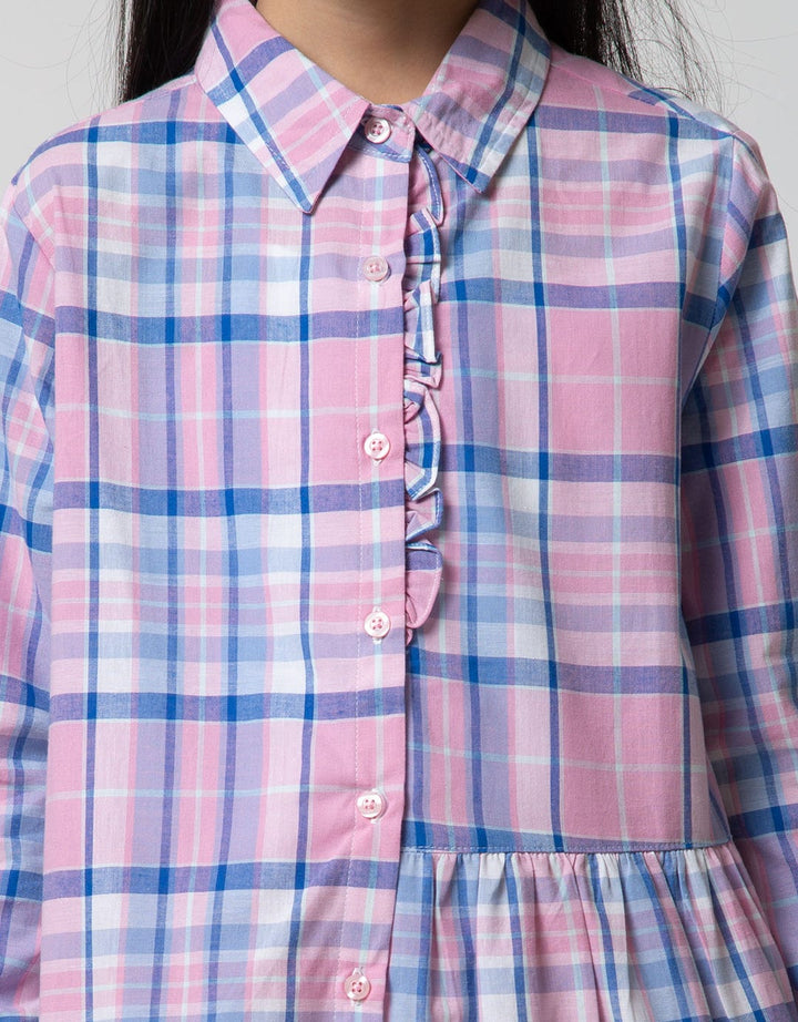 LS SHIRT TARTA MOTIF