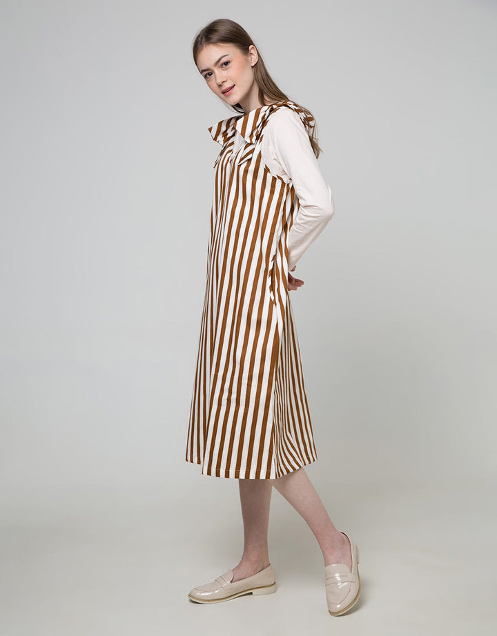 OVERALL MIDI SKIRT