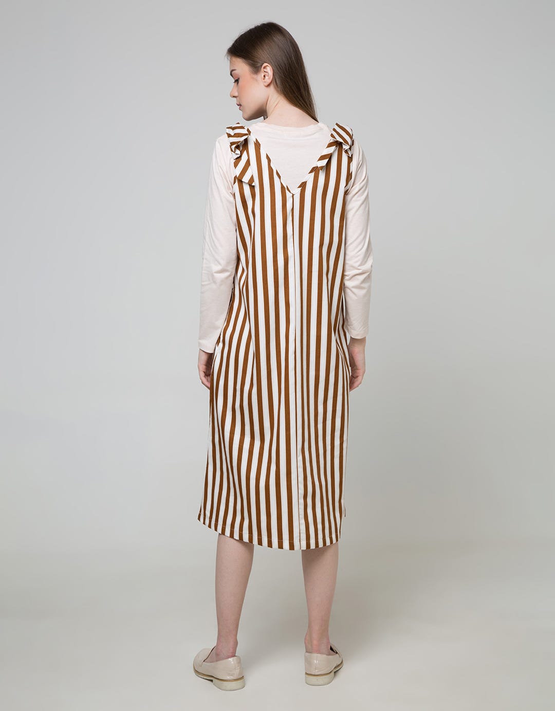 OVERALL MIDI SKIRT