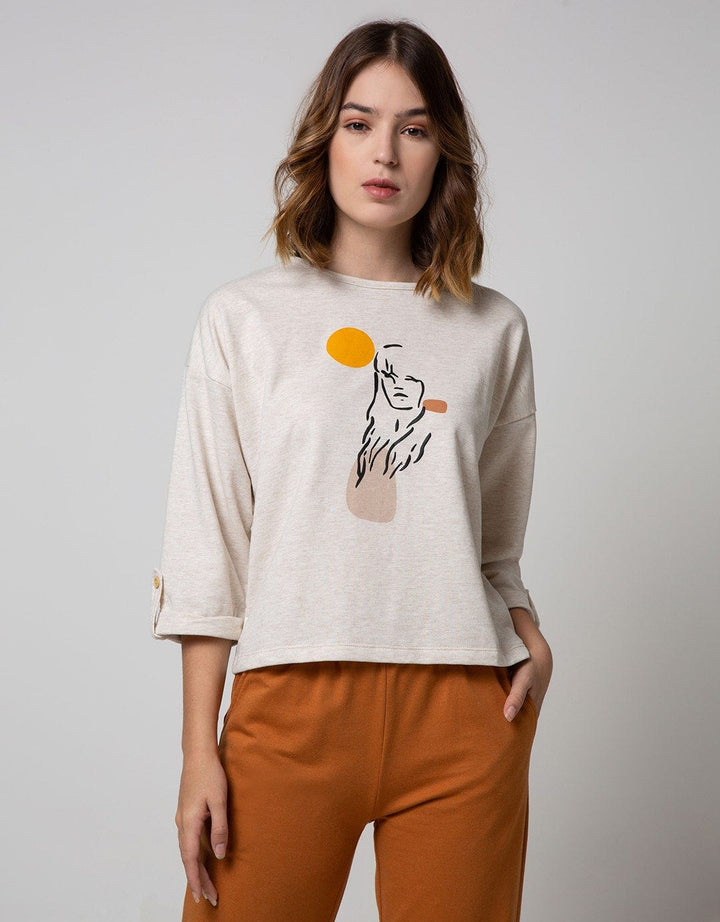 SWEATSHIRT FACE GIRL