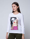 T Zone Long Sleeve T-Shirt Photoprint Regular Girly