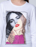 T Zone Long Sleeve T-Shirt Photoprint Regular Girly