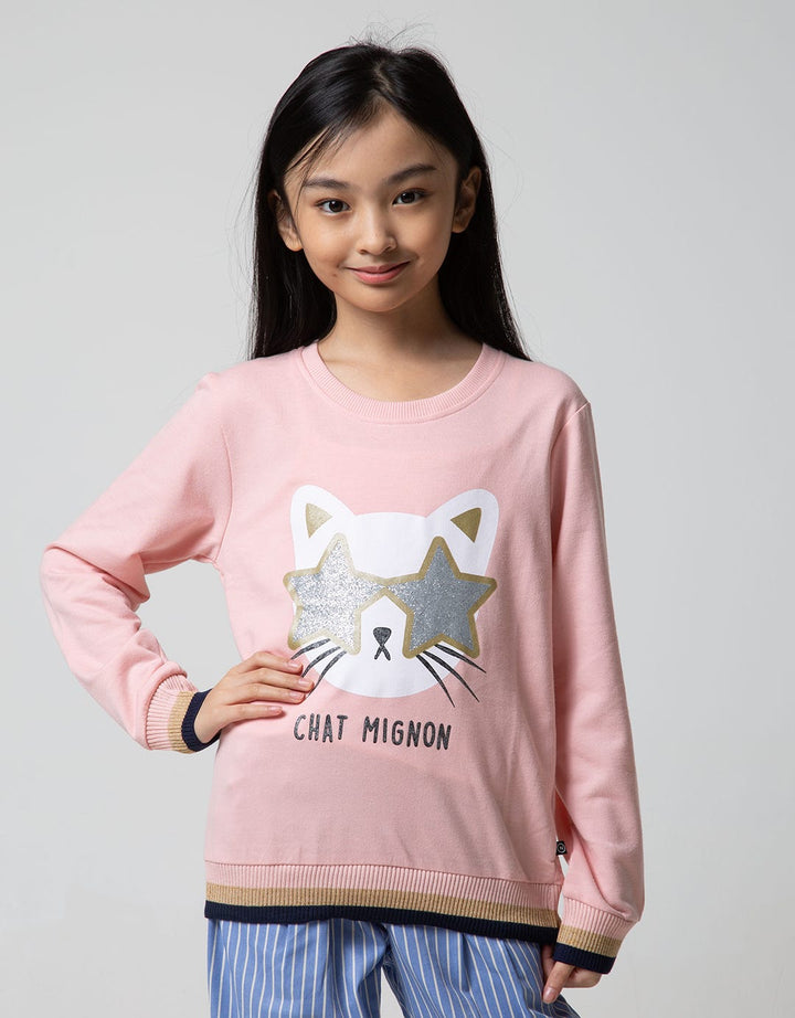 SWEATSHIRT CAT STAR