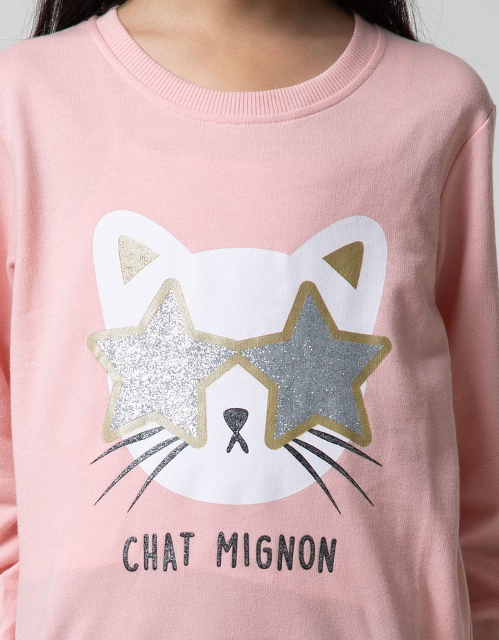 SWEATSHIRT CAT STAR