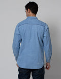 LS SHIRT PLAIN DENIM