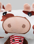 Little M Animal Plush Neck Pillow Cow