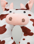Little M Animal Plush Neck Pillow U Cow