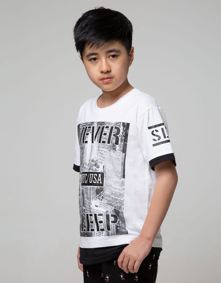 SS TSHIRT NEVER SLEE