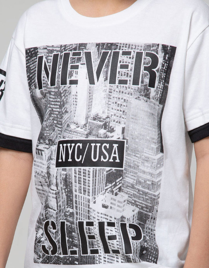 SS TSHIRT NEVER SLEE