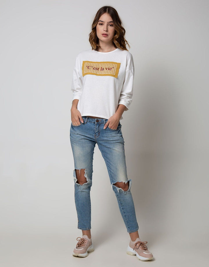 SS T-SHIRT WITH APP