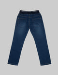 Little M Denim Long Pants Regular Rib Stretch 2Face