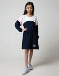 LS MIDI DRESS CUT &