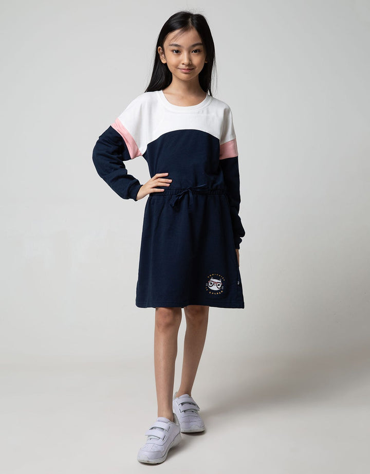 LS MIDI DRESS CUT &