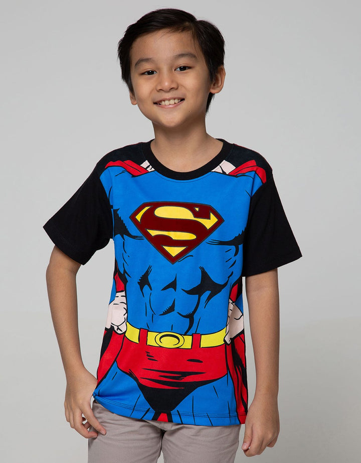 Character Superman Kaos Kostum Full Body