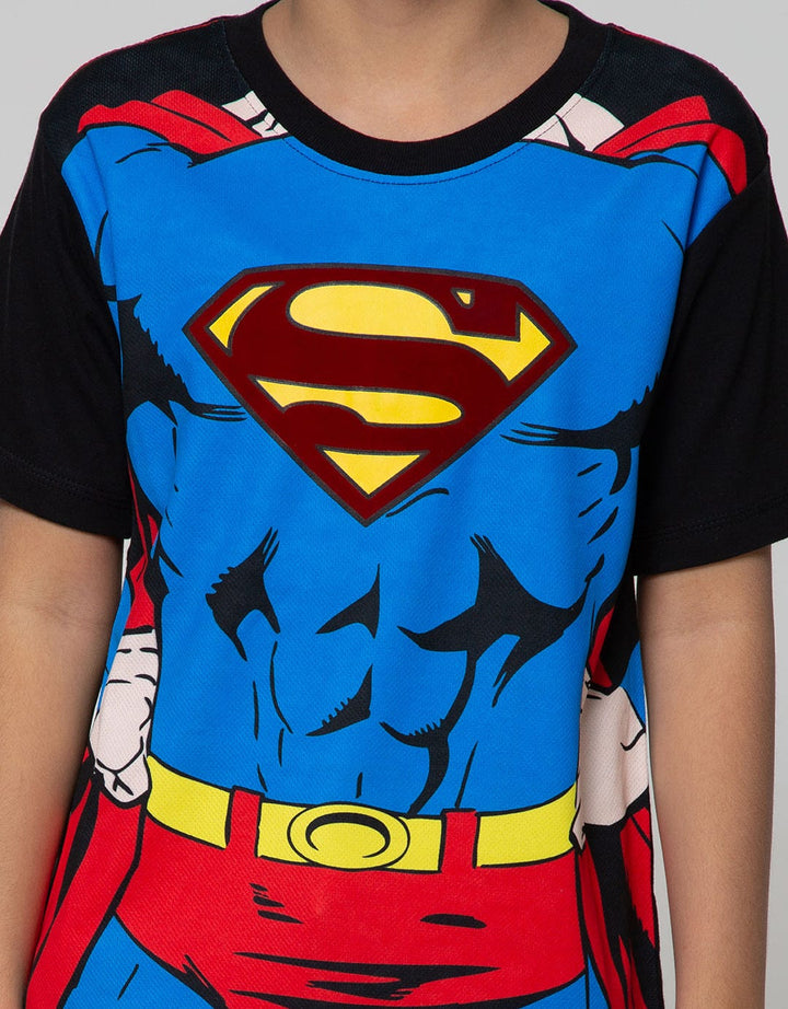 Character Superman Kaos Kostum Full Body