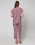St. Yves Short Sleeve Pyjama Pants Point Peony