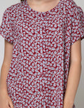 St. Yves Short Sleeve Pyjama Pants Point Peony