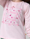 Little M Long Sleeve T-shirt Smile Word Plit