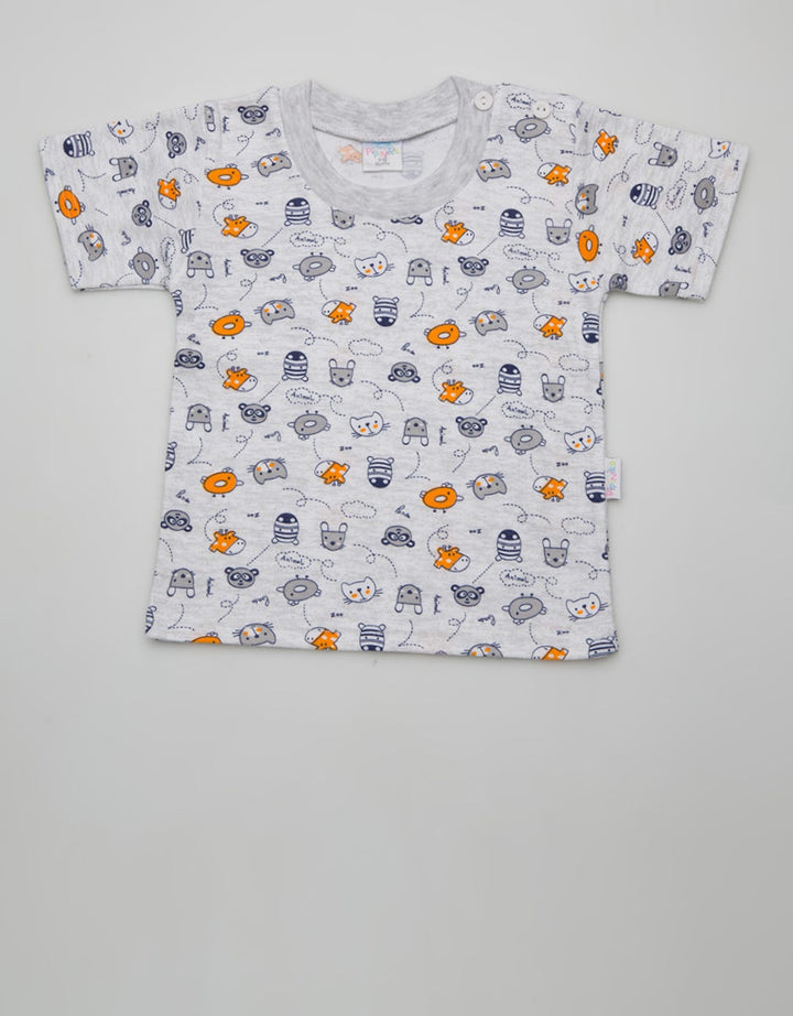 Pipiniko T-Shirt Oblong Fullprint Zoo