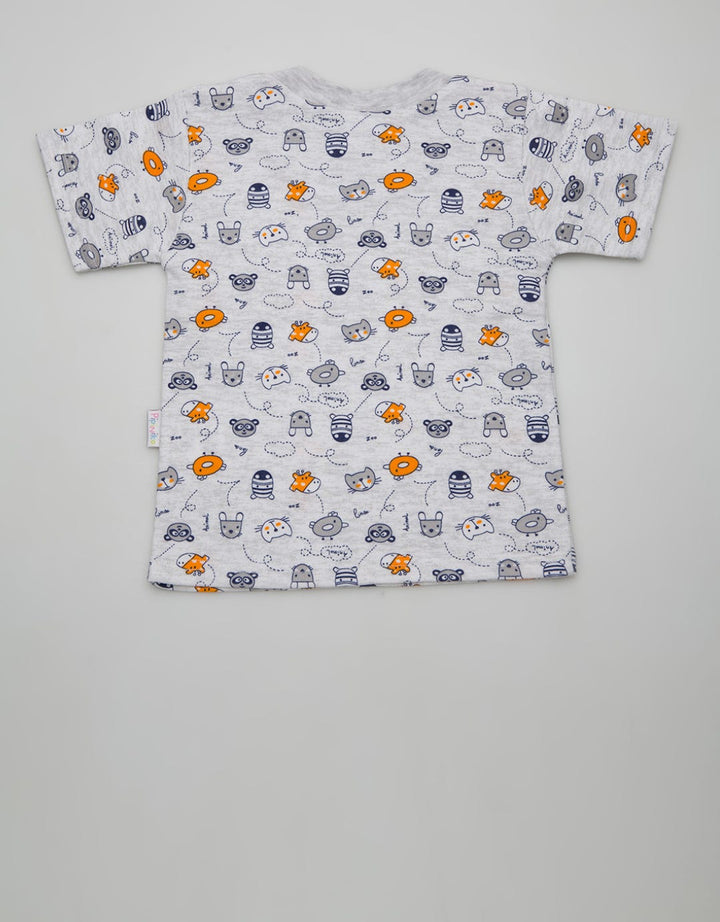 Pipiniko T-Shirt Oblong Fullprint Zoo