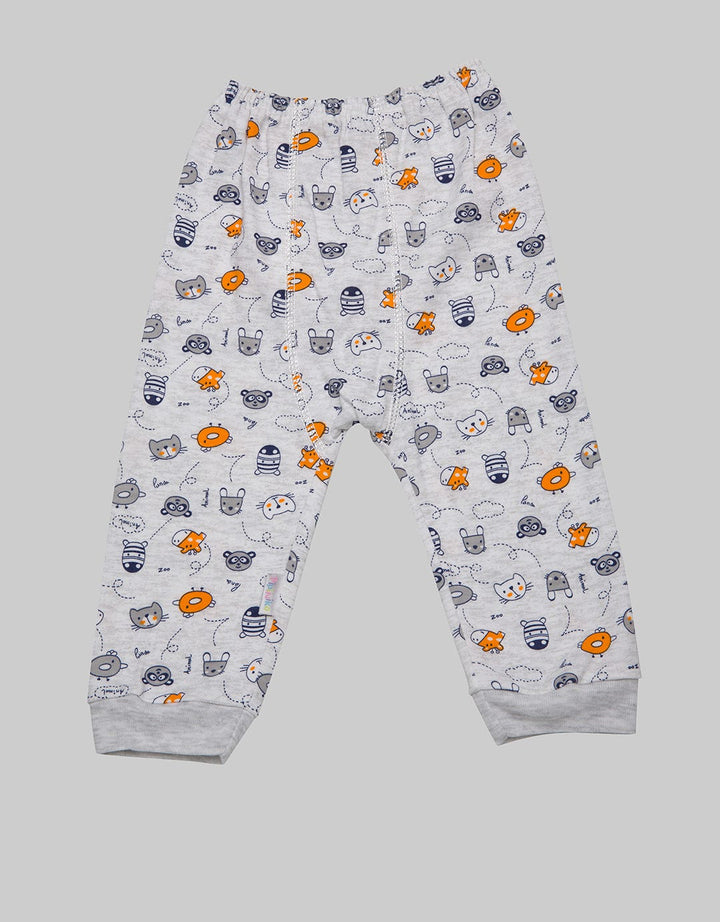 Pipiniko Long Pants Rib Fullprint Animal Zoo