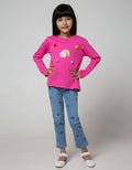 Little M Ls T-Shirt Pom2 Warna Sequin Rainbow