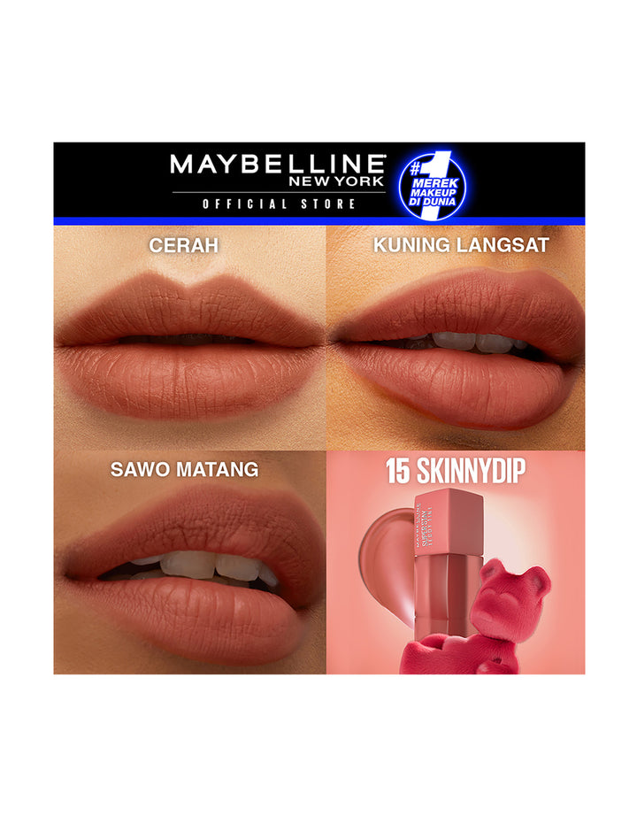 Maybelline Superstay Teddy Tint 15 Skinnydip